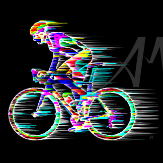 digital road cyclist